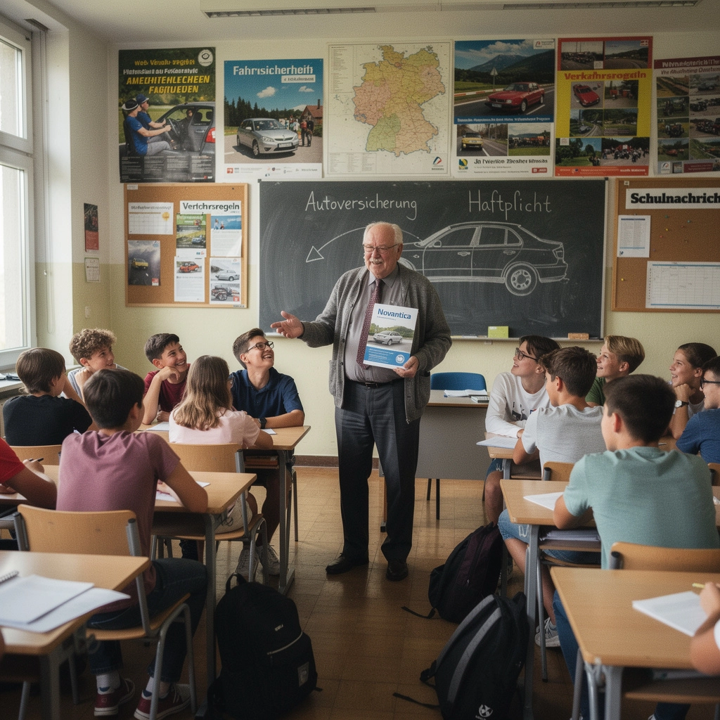 Eine Gruppe von Fahrern diskutiert über ihre Erfahrungen mit verschiedenen Versicherungen.